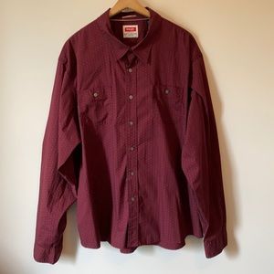 Wrangler Long Sleeved Button Down Shirt 3XL